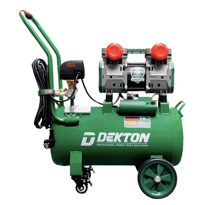 Máy nén khí không dầu Dekton DK-AC3930PLUS công suất 2.0HP, bình chứa 30L