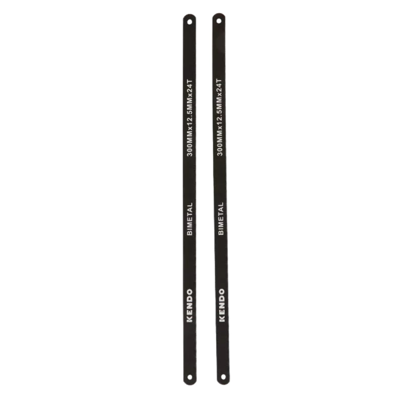 Bộ 2 lưỡi cưa kim loại Kendo, kích thước 300mm (12 inch), số răng từ 18 TPI - 24 TPI, vật liệu thép Bi-metal