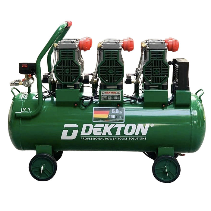 Máy nén khí không dầu Dekton DK-AC59100 công suất 6.0HP, bình chứa 100L