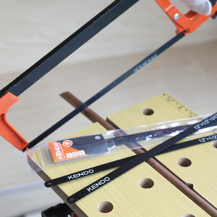 Bộ 10 lưỡi cưa kim loại Kendo 30599, kích thước 300mm (12 inch), số răng 24 TPI, vật liệu thép Bi-metal