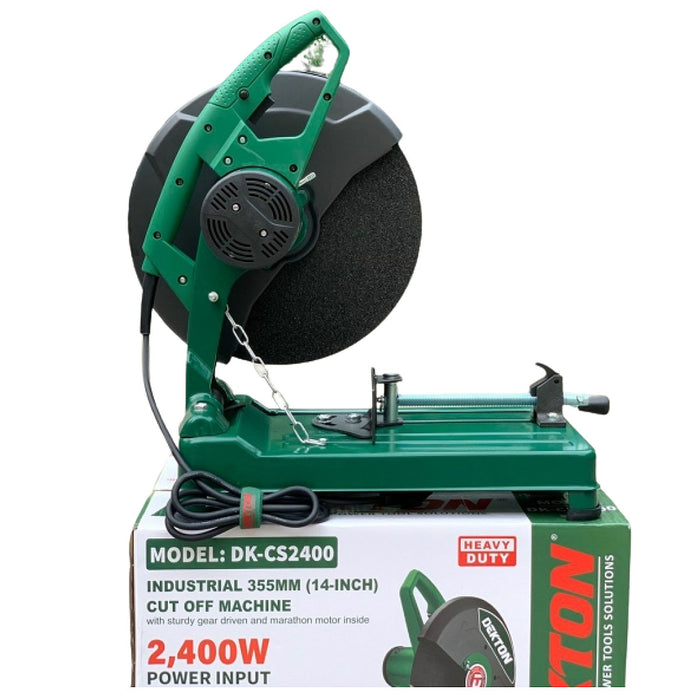 Máy cắt sắt Dekton DK-CS2400 công suất 2400W, đường kính lưỡi cắt 355mm (14 inch)