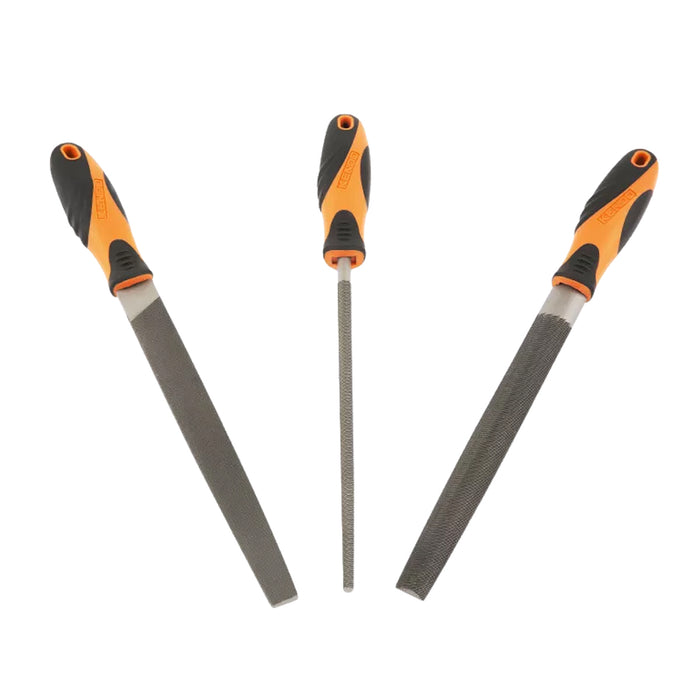 Bộ dũa thép 3 chi tiết Kendo 85118, kích thước 200mm (8 inch)