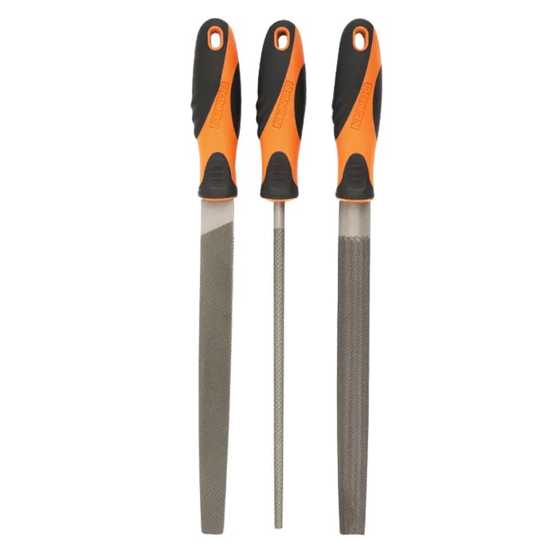 Bộ dũa thép 3 chi tiết Kendo 85118, kích thước 200mm (8 inch)