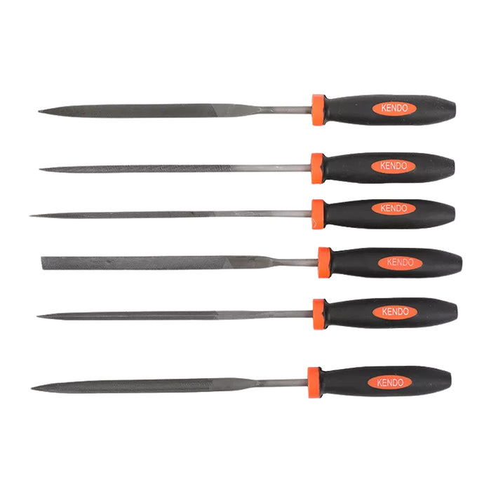 Bộ dũa mini 6 chi tiết Kendo 30181, kích thước 140mm