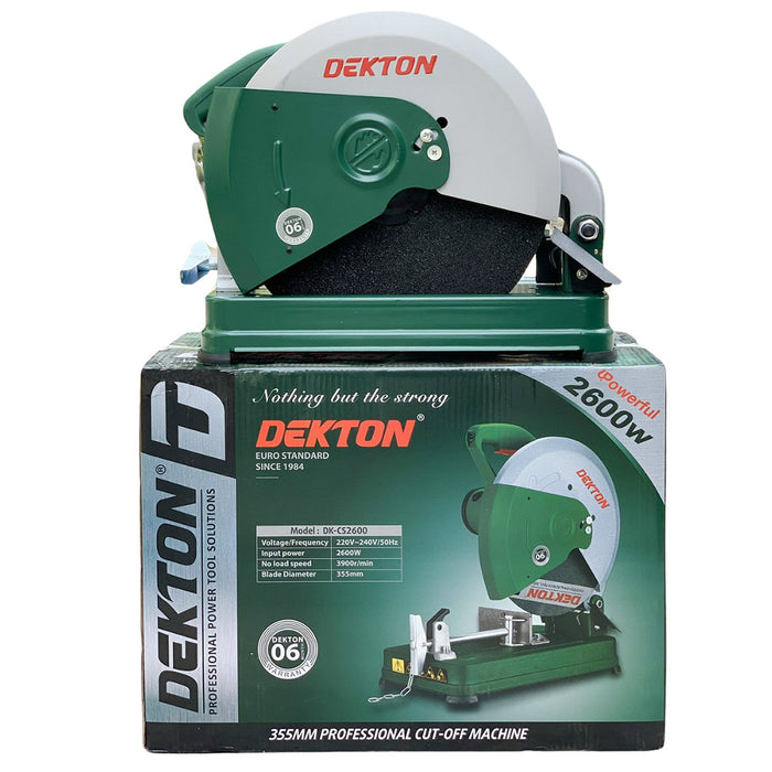 Máy cắt sắt Dekton DK-CS2600 công suất 2600W, đường kính lưỡi cắt 355mm (14 inch)