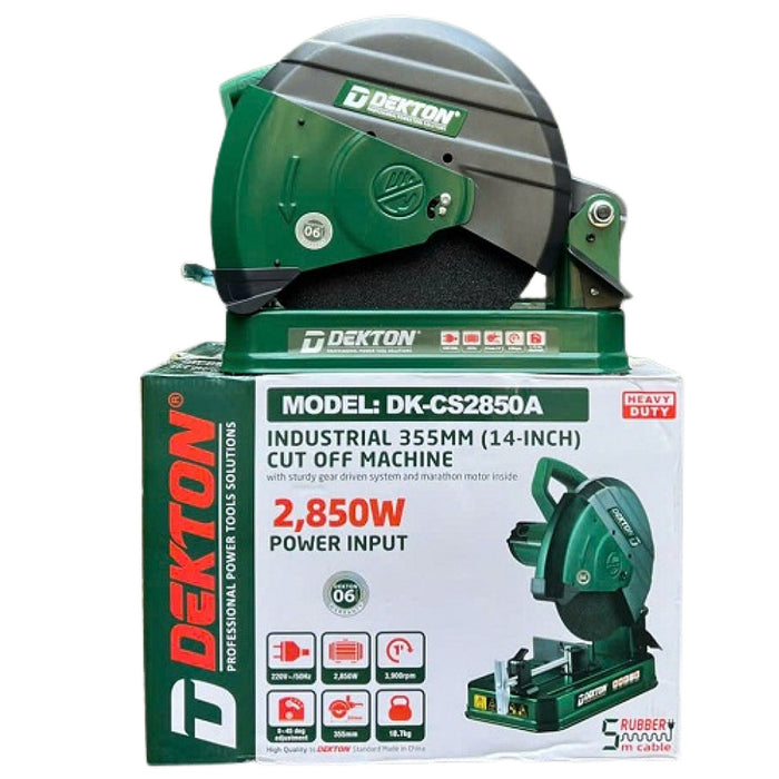 Máy cắt sắt Dekton DK-CS2850A công suất 2850W, đường kính lưỡi cắt 355mm (14 inch)