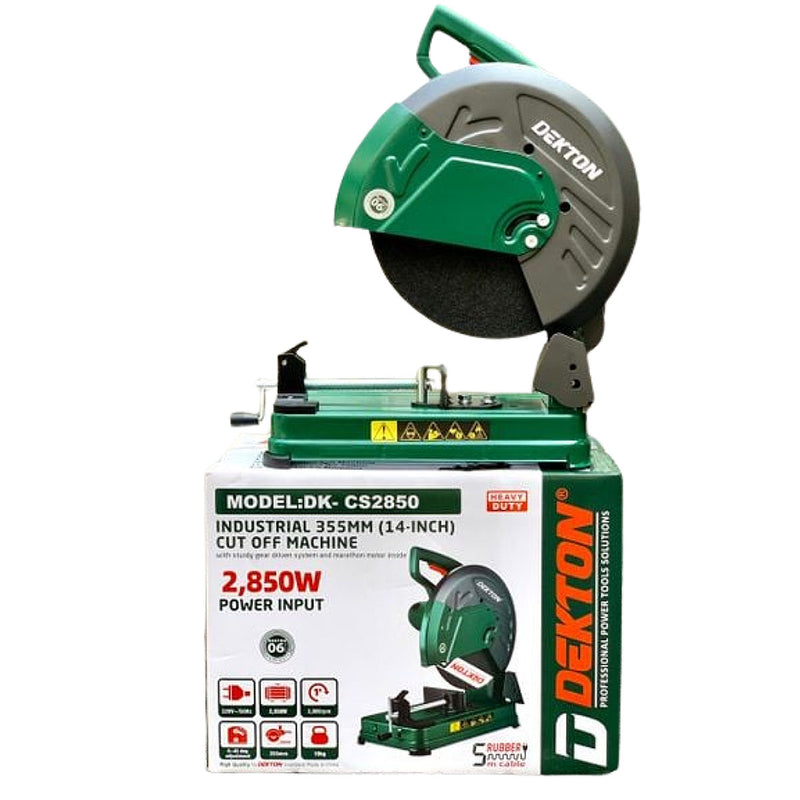 Máy cắt sắt Dekton DK-CS2850 công suất 2850W, đường kính lưỡi cắt 355mm (14 inch)