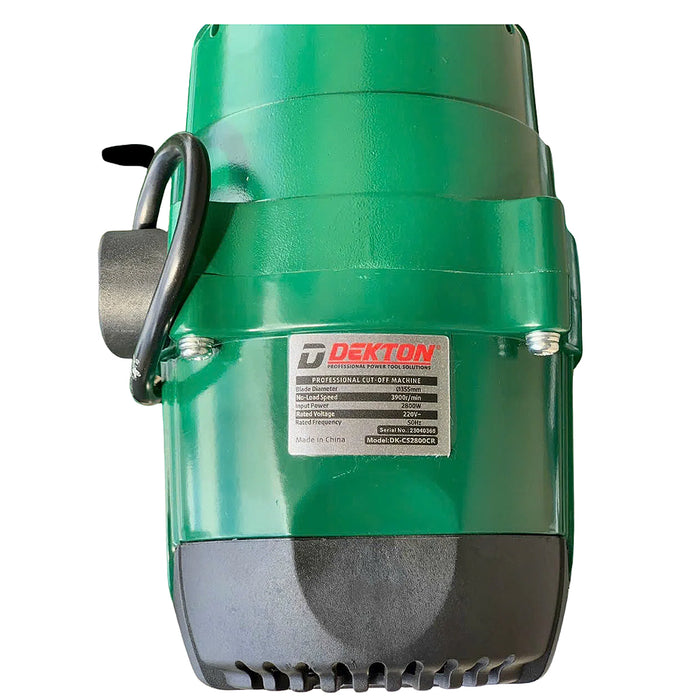 Máy cắt sắt Dekton DK-CS2800CR công suất 2800W, đường kính lưỡi cắt 355mm (14 inch), loại truyền động dây Curoa