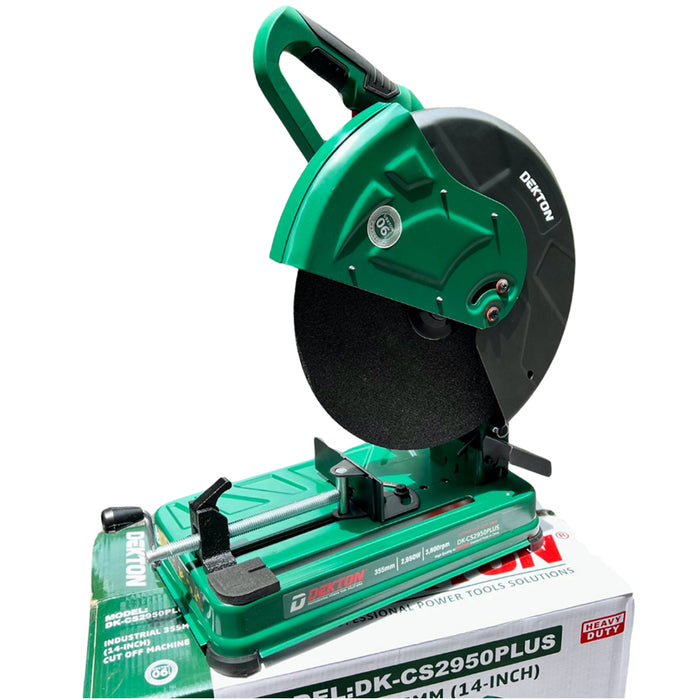 Máy cắt sắt Dekton DK-CS2950PLUS công suất 2950W, đường kính lưỡi cắt 355mm (14 inch)