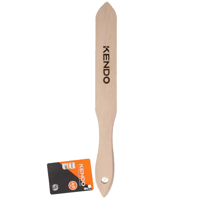 Bàn chài sắt sợi đồng thau cán gỗ dài Kendo, 4 lines - 5 lines