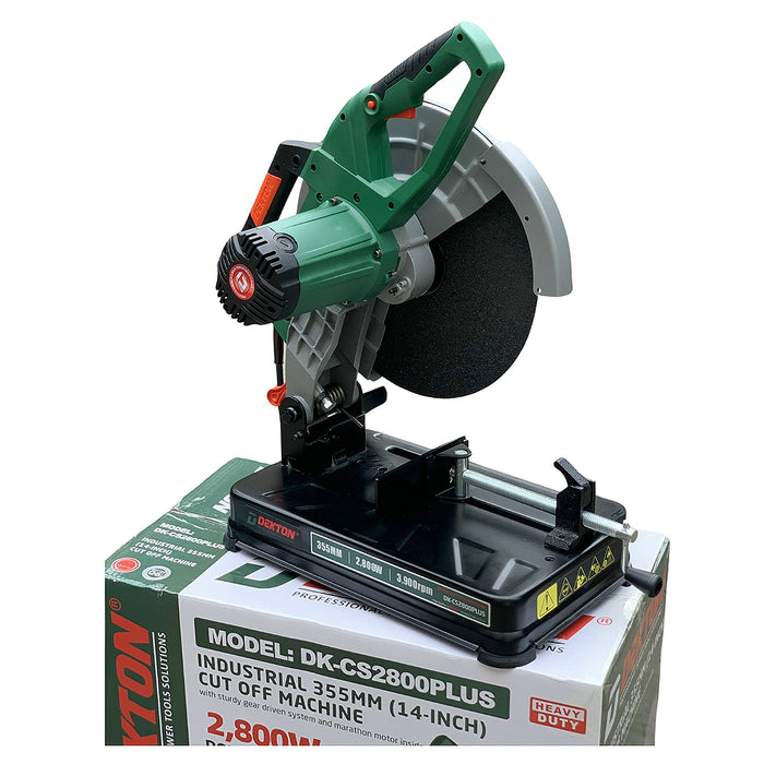 Máy cắt sắt Dekton DK-CS2800PLUS công suất 2800W, đường kính lưỡi cắt 355mm (14 inch)