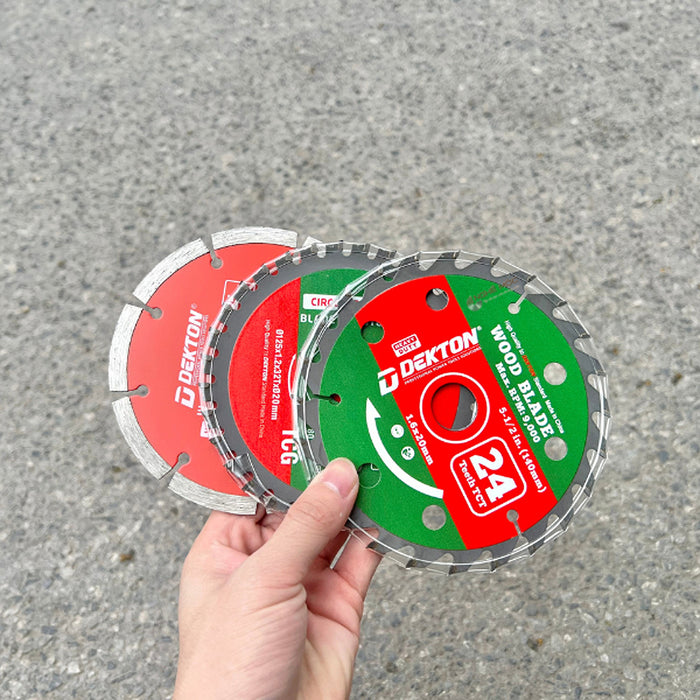 Máy cưa đĩa Dekton M21-CS05BL dùng pin 21V, đường kính lưỡi 140mm