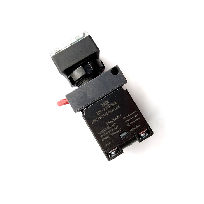 Còi báo động điện tử lắp tủ điện Hanyoung Nux HY-226MD/226MA Series, phát 3 kiểu chuông, Ø22mm