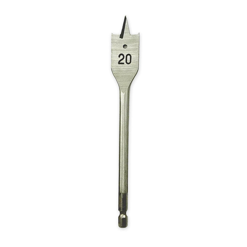 Mũi khoét gỗ đuôi cá dẹp Workpro, đuôi gài lục giác 6.35mm (1/4 inch), vật liệu thép carbon