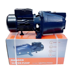 Nanoco NJET750 - Công suất 750W (dây điện 20cm) - lưu lượng tối đa 50 lít/phút - Hút sâu: 8m- Chiều cao hút đẩy tối đa 40m - ống hút/xả 34mm