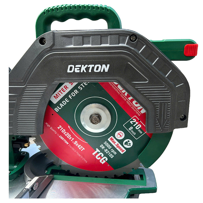 Máy cưa đa góc chỉnh tốc Dekton DK-CN210PLUS công suất 1500W, đường kính lưỡi cắt 210mm