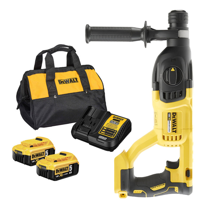 Máy khoan bê tông 3 chức năng Dewalt DCH133, dùng Pin BL 18V, đuôi gài SDS PLUS, lực đập 2.6J