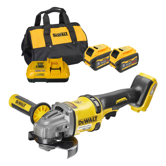 Máy mài Dewalt DCG414, dùng Pin 54V dung lượng 6Ah, đường kính đĩa 125mm