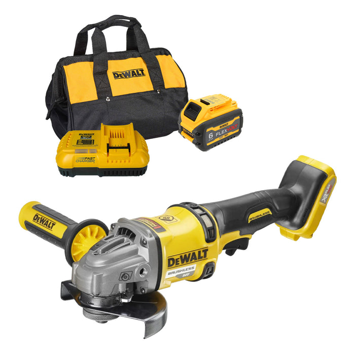 Máy mài Dewalt DCG414, dùng Pin 54V dung lượng 6Ah, đường kính đĩa 125mm