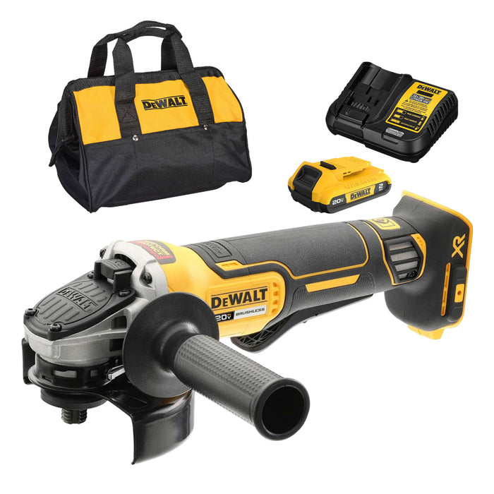 Máy mài góc Dewalt DCG406, dùng Pin 18V, đường kính đĩa 125mm, động cơ không chổi than