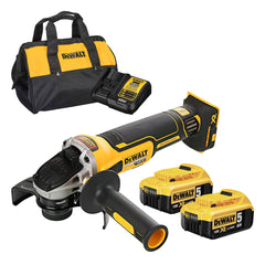 Dewalt DCG405P2: Thân máy + sạc + 2 Pin dung lượng 5Ah + túi vải