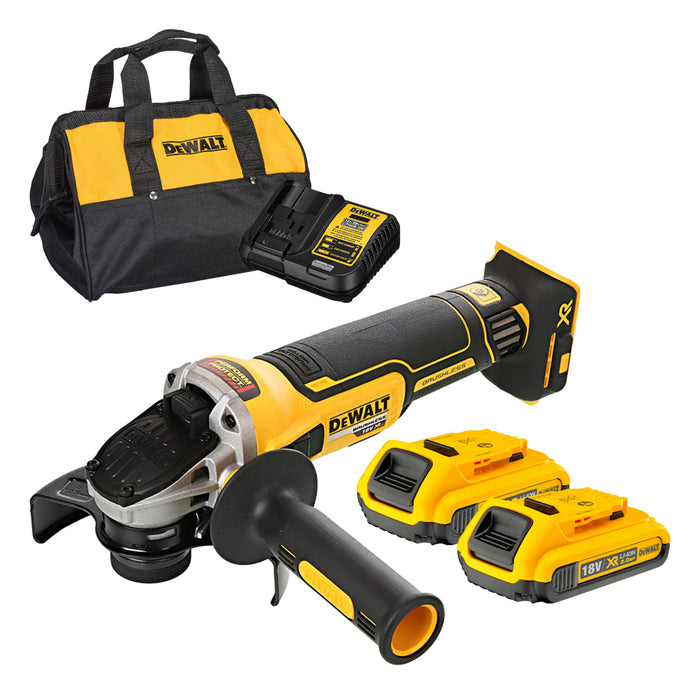 Máy mài góc Dewalt DCG405FN-KR, dùng Pin 20Vmax, đường kính đĩa 125mm