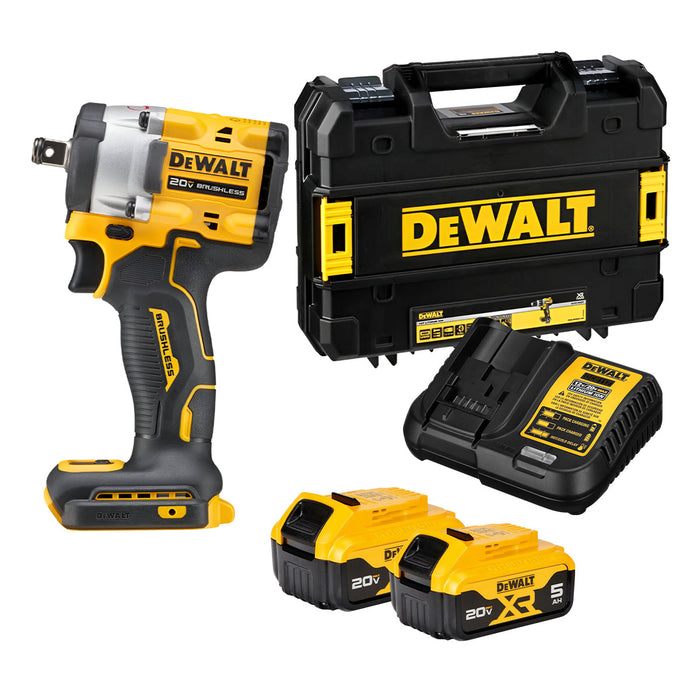 Máy siết bu lông Dewalt DCF921 động cơ chổi không than, dùng Pin 20Vmax, cốt 1/2 inch