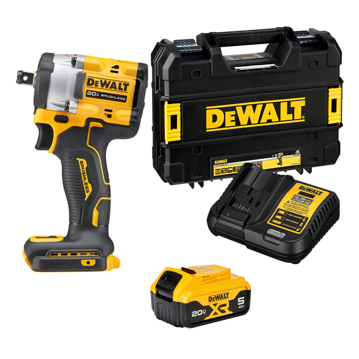 Máy siết bu lông Dewalt DCF921 động cơ chổi không than, dùng Pin 20Vmax, cốt 1/2 inch