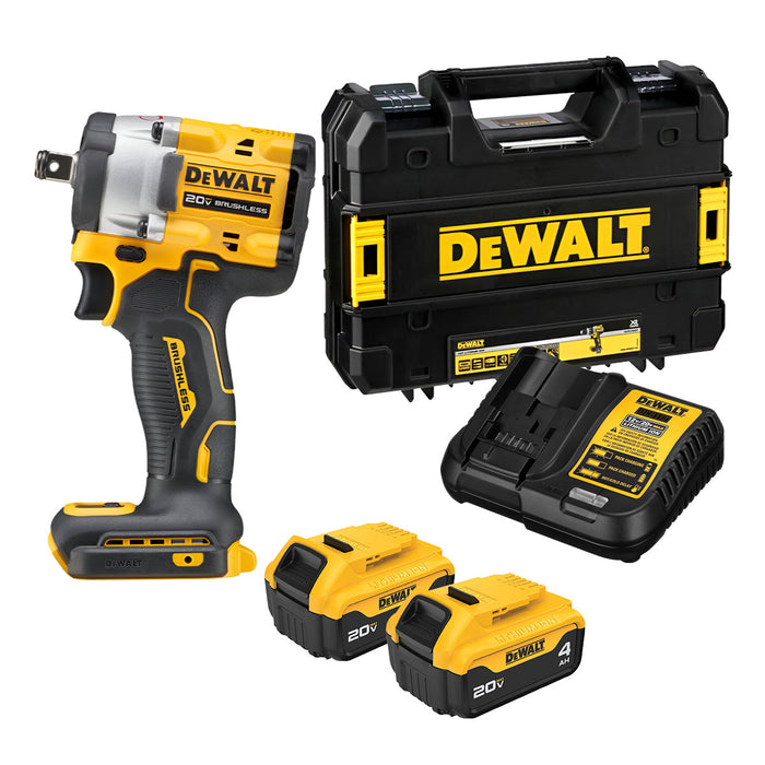 Máy siết bu lông Dewalt DCF921 động cơ chổi không than, dùng Pin 20Vmax, cốt 1/2 inch