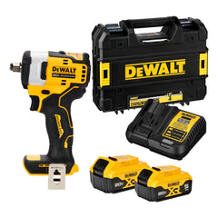 DCF911P2: Thân máy + sạc + 2 Pin dung lượng 5Ah + vali
