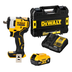 DCF911P1: Thân máy + sạc + 1 Pin dung lượng 5Ah + vali