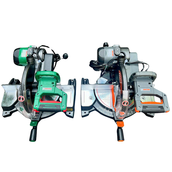 Máy cưa đa góc Dekton DK-CN25501CR công suất 1850W, đường kính lưỡi 255mm, truyền động dây Curoa