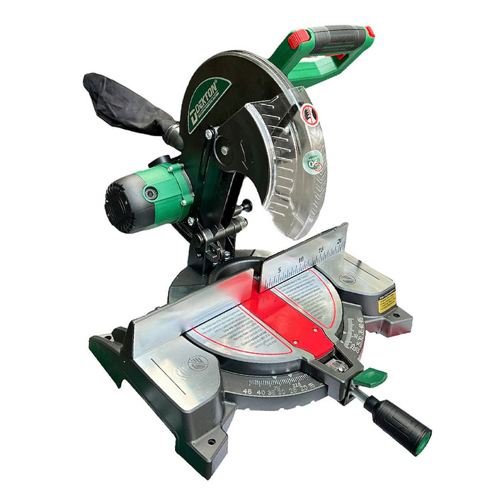 Máy cưa đa góc Dekton DK-CN25501CR công suất 1850W, đường kính lưỡi 255mm, truyền động dây Curoa