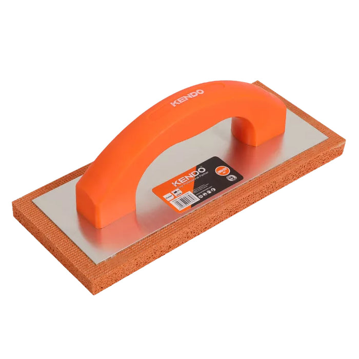 Bàn chà xốp cán nhựa Kendo 45364, kích thước 240mm x 100mm x 15mm, vật liệu đế cao su