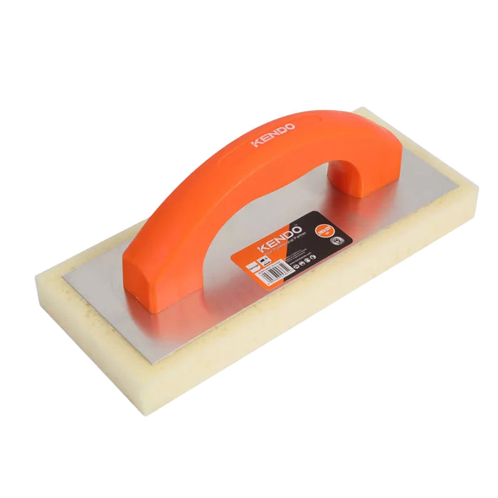 Bàn chà xốp cán nhựa Kendo 45365, kích thước 240mm x 100mm x 25mm, vật liệu đế bọt biển