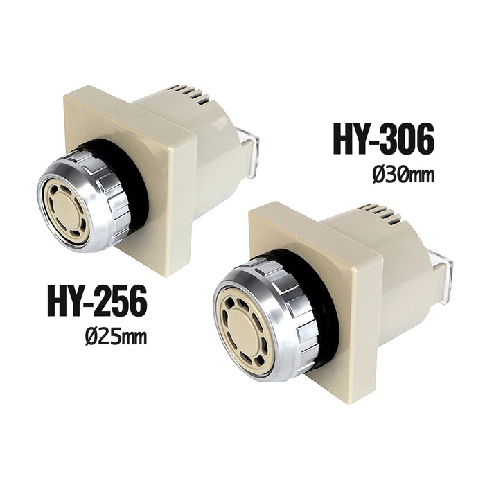 Còi báo động điện tử lắp tủ điện Hanyoung Nux HY-256 Series, Ø25mm