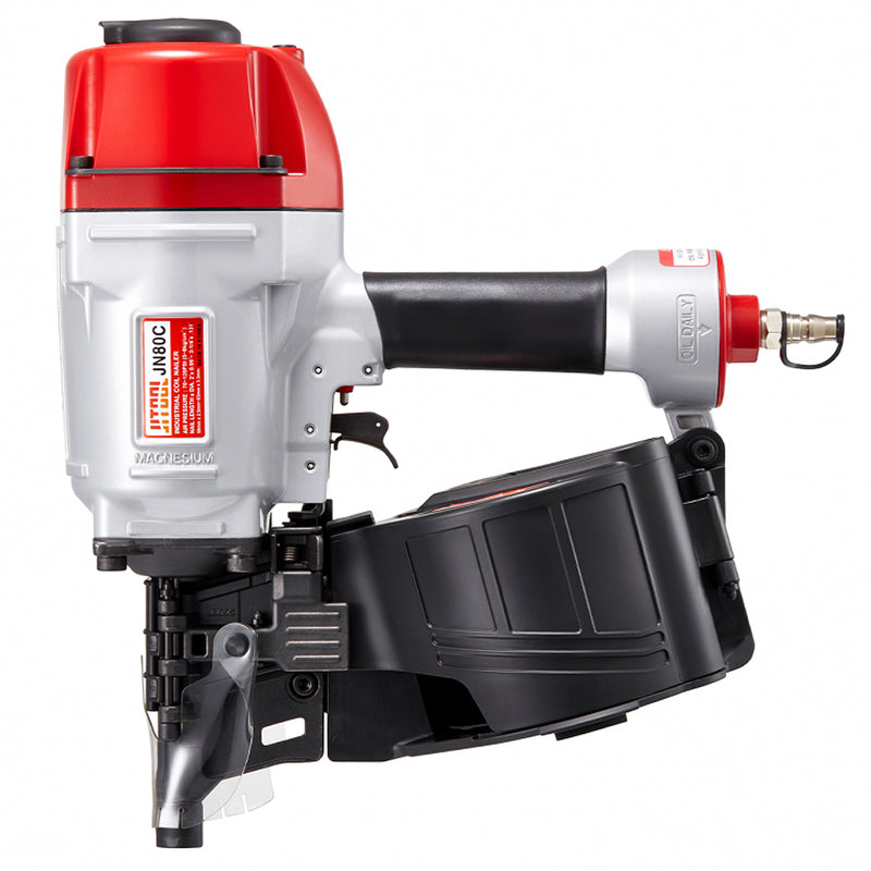 Máy bắn đinh cuộn dùng khí nén JITOOL JN80C, kích thước đinh 50mm - 83mm