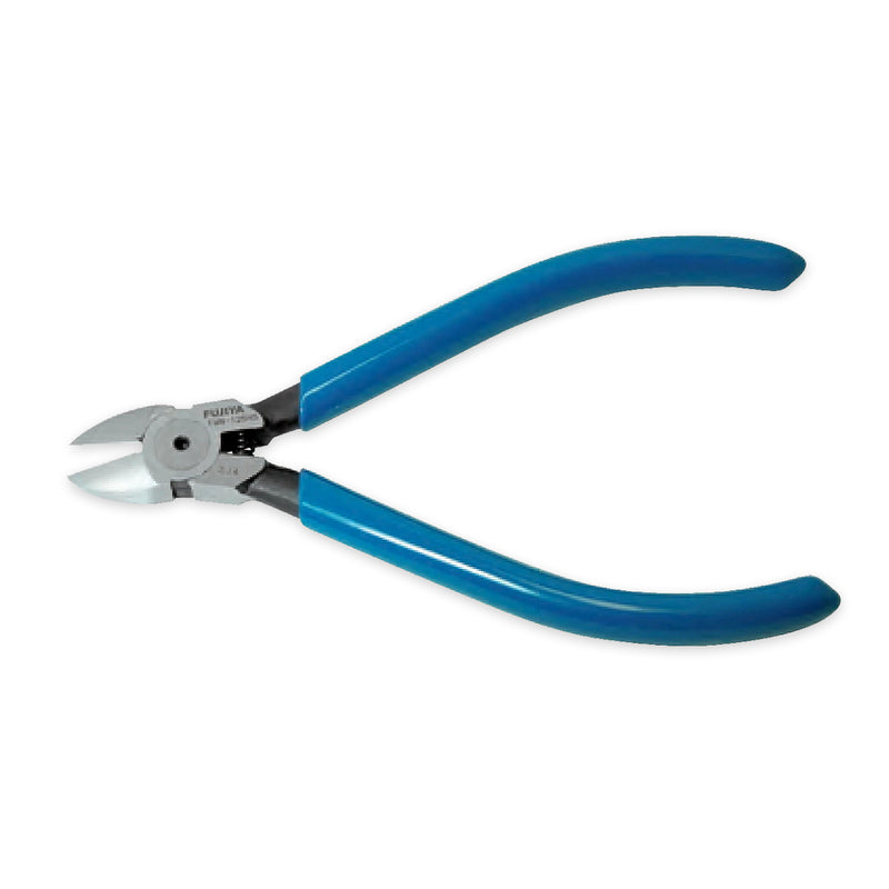 Kìm cắt mini 125mm (5 inch) mép lưỡi cong - dày Fujiya FMN-125HS, có lò xo trợ lực, tiêu chuẩn an toàn RoHS (Không bao bì)