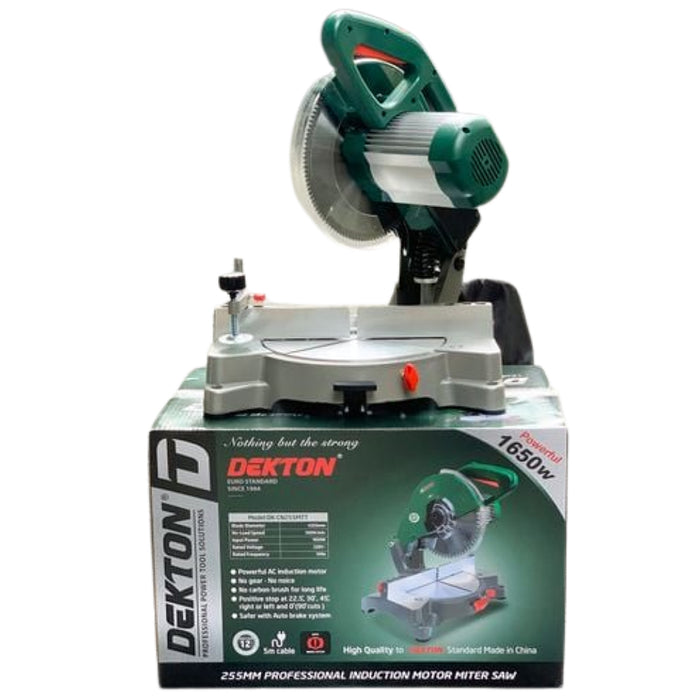 Máy cưa đa góc Dekton DK-CN255MTT công suất 1650W, đường kính lưỡi 255mm (10 inch)