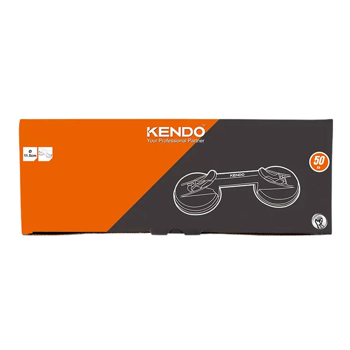 Tay hít kính đôi thân nhựa ABS Kendo 40106, lực hút tối đa 50kg