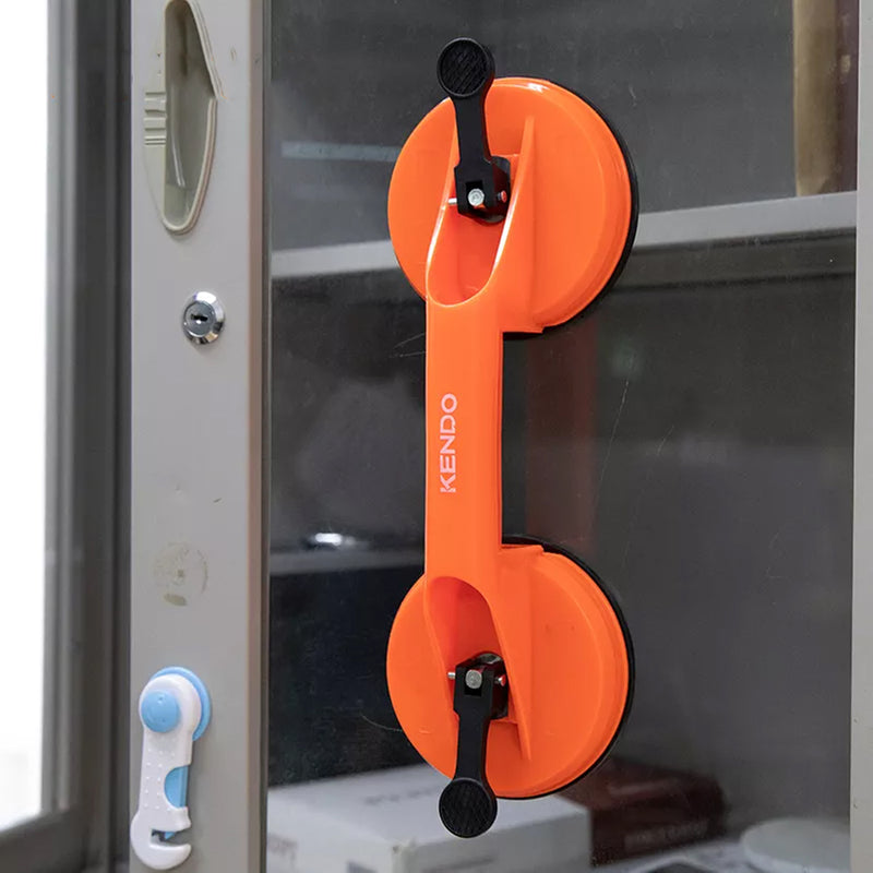 Tay hít kính đôi thân nhựa ABS Kendo 40106, lực hút tối đa 50kg