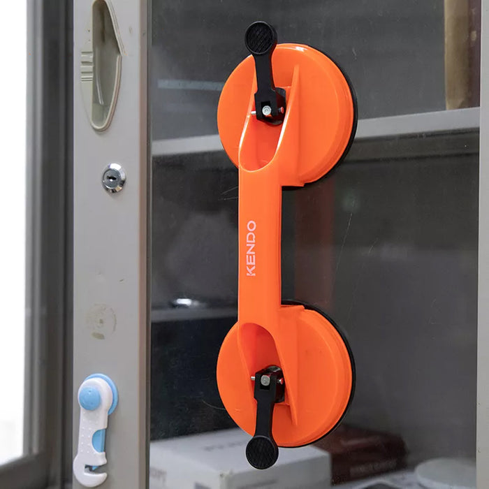 Tay hít kính đôi thân nhựa ABS Kendo 40106, lực hút tối đa 50kg