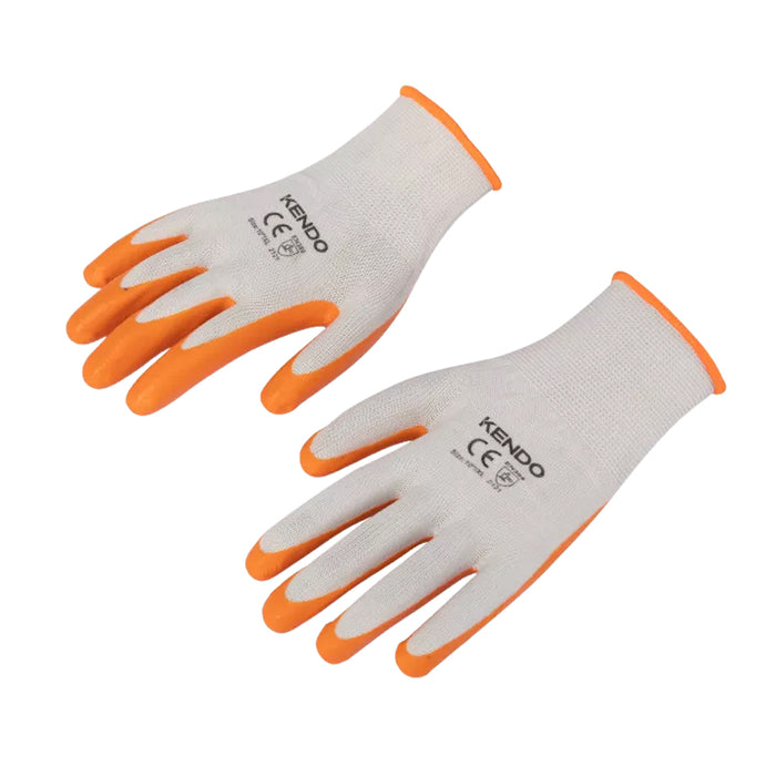 Găng tay bảo hộ phủ Nitri Kendo, kích thước từ 9 inch - 10 inch (Size L - XL)