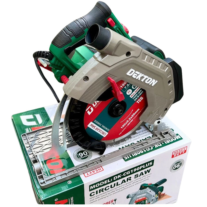 Máy cưa đĩa Dekton DK-CG190PLUS công suất 1550W, đường kính đĩa 190mm