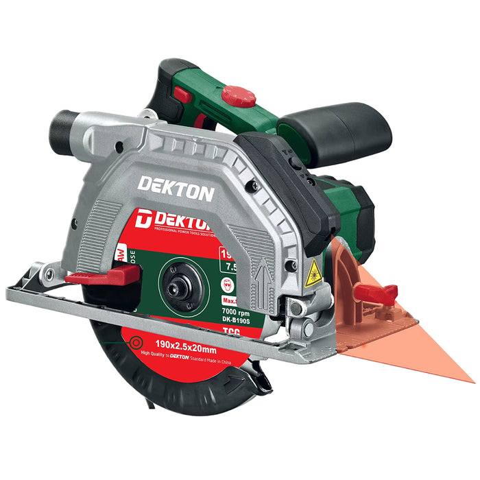 Máy cưa đĩa Dekton DK-CG190PLUS công suất 1550W, đường kính đĩa 190mm