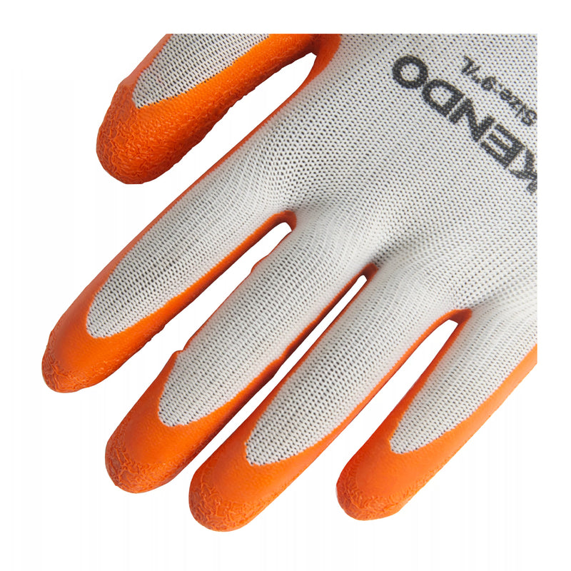 Găng tay bảo hộ phủ cao su Kendo, kích thước từ 9 inch - 10 inch (Size L - XL)