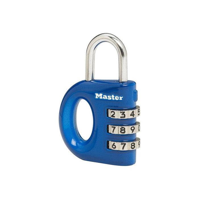 Ổ khóa số mini Master Lock 633EURD, thân khóa bằng kẽm được phủ sơn 32mm, 3 cọc số