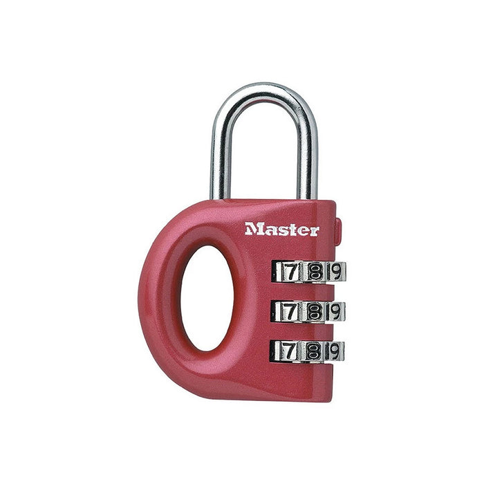 Ổ khóa số mini Master Lock 633EURD, thân khóa bằng kẽm được phủ sơn 32mm, 3 cọc số