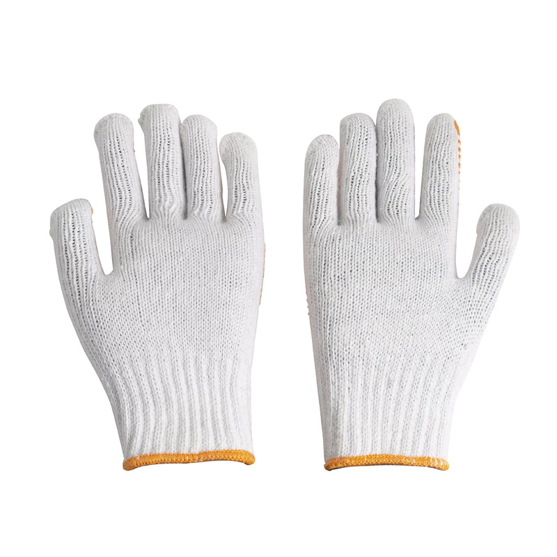 Găng tay làm việc bằng vải chấm cao su size từ L - XL