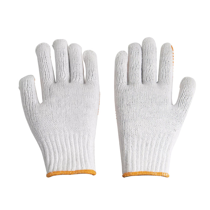 Găng tay làm việc bằng vải chấm cao su size từ L - XL